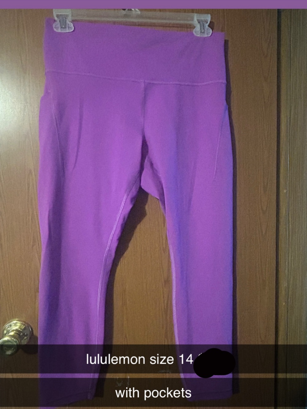 lululemon athletica Women’s ' Bright Purple Athletic Leggings